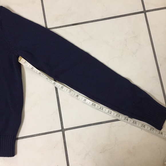🚫 SOLD American Apparel Crop Sweater Navy Sz XS - Picture 3 of 4